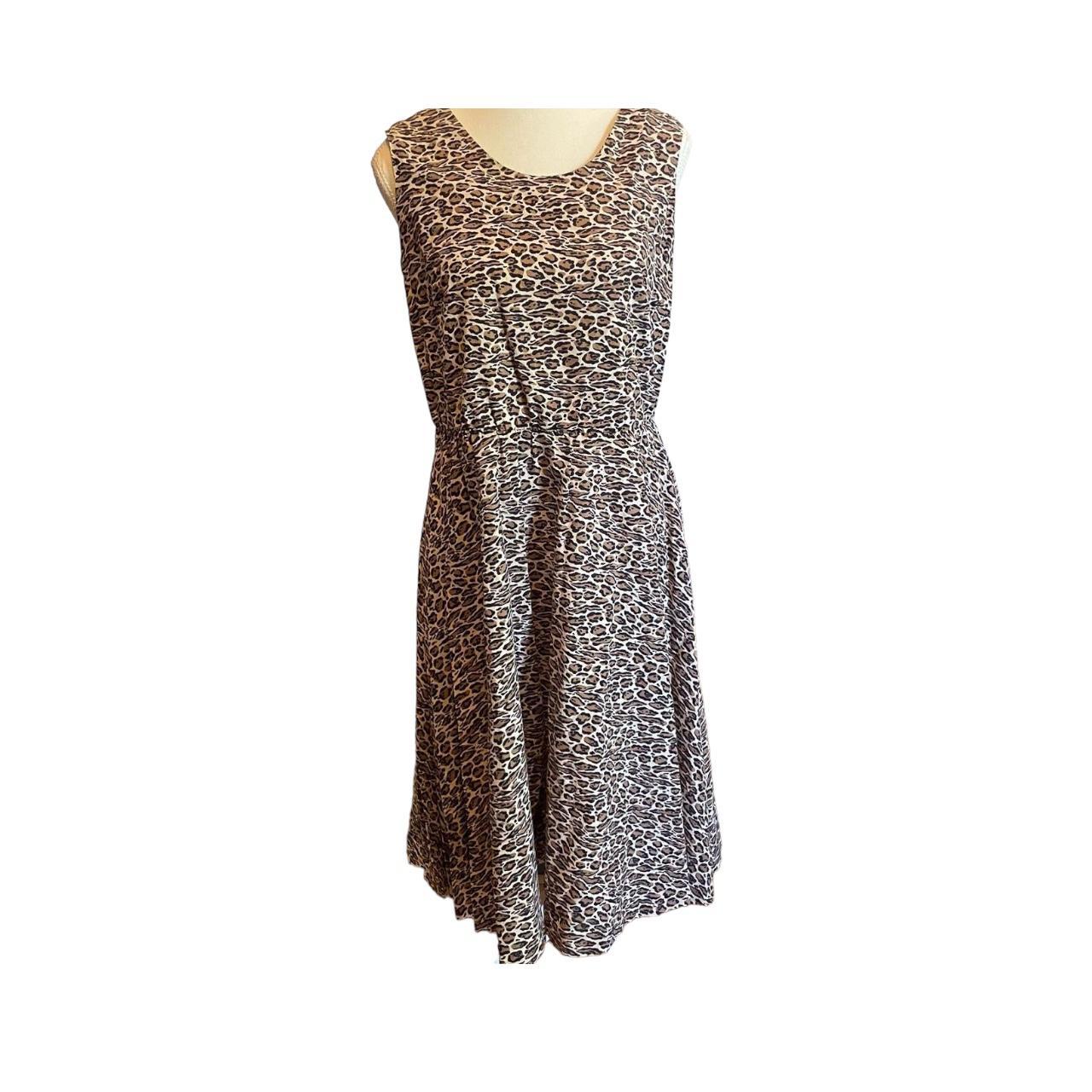 Vintage JCPenney Leopard Dress Marked size. Depop