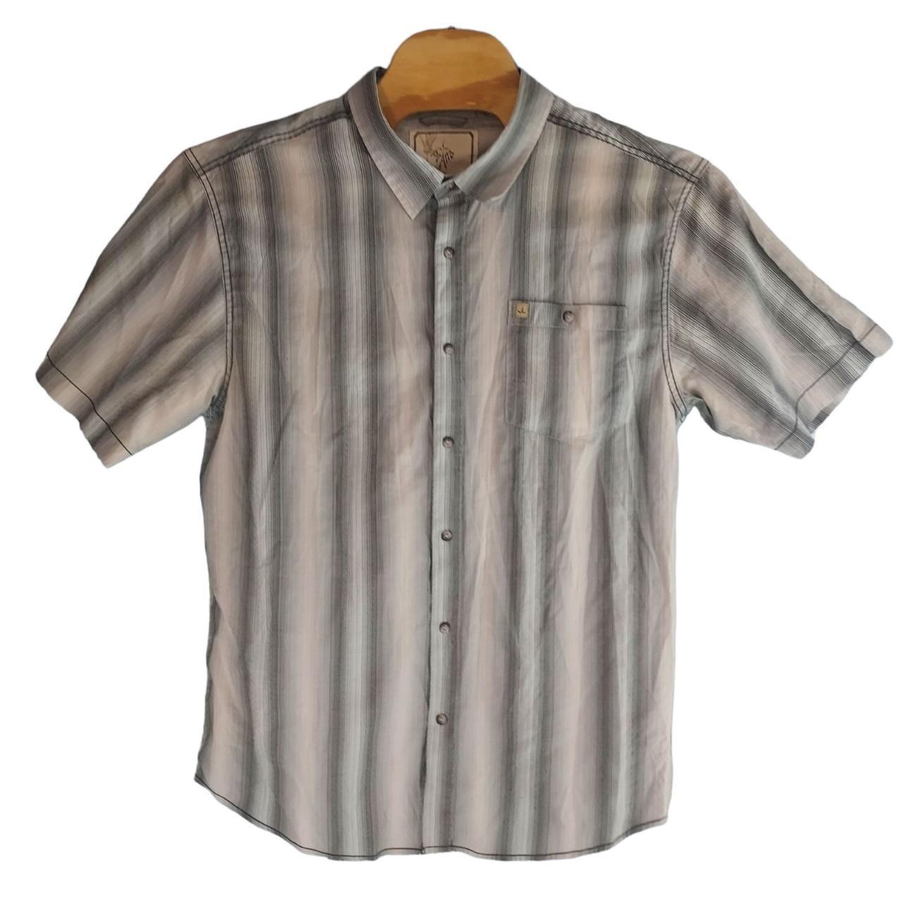 For sale is this Prana Mens 2XL XXL Gray Striped... - Depop
