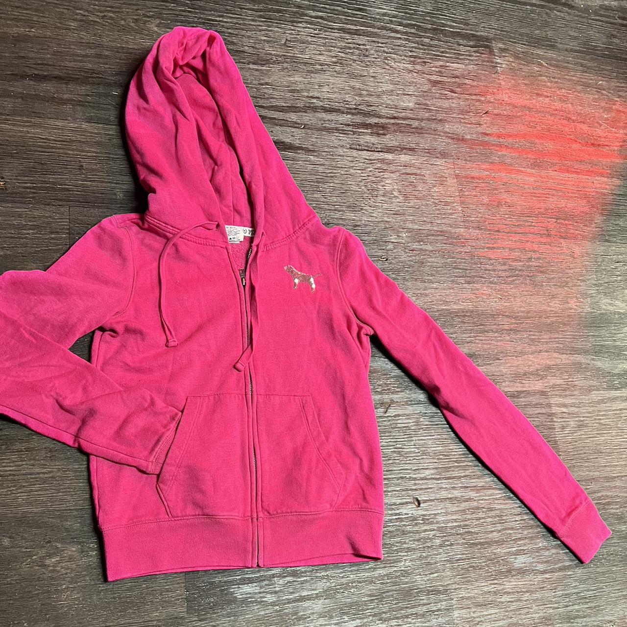 Victoria's Secret Women's Pink Jacket Depop
