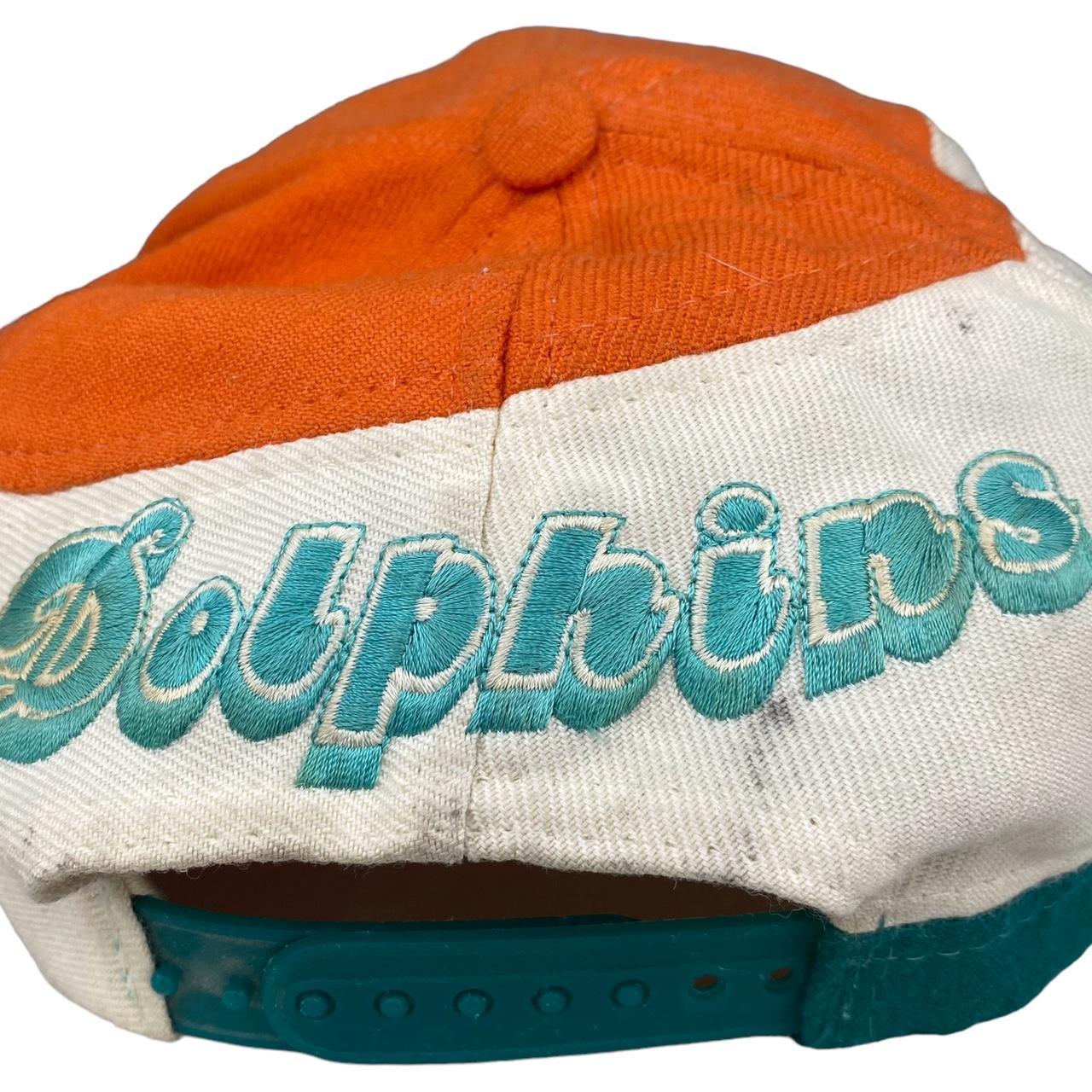 Vintage 90s RARE Miami Dolphins Starter Snapback Hat - Depop