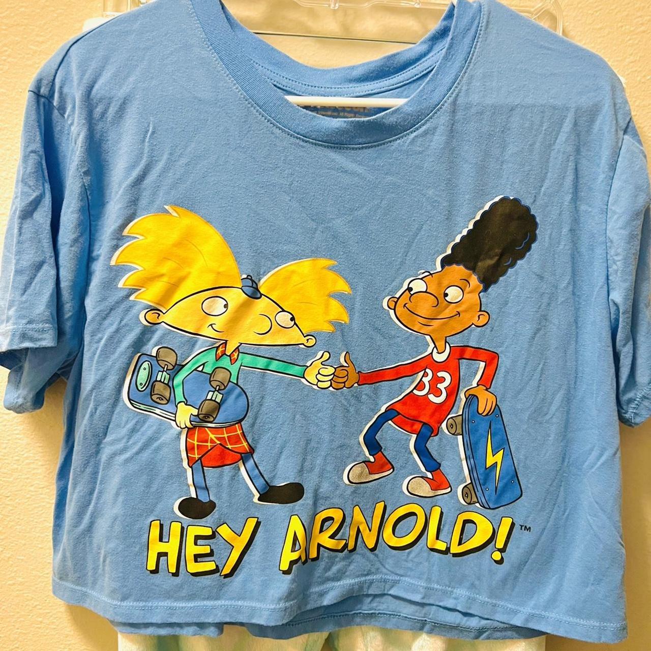 Mid Size Cotton Hey Arnold (tm) Crop Top. Never worn... - Depop