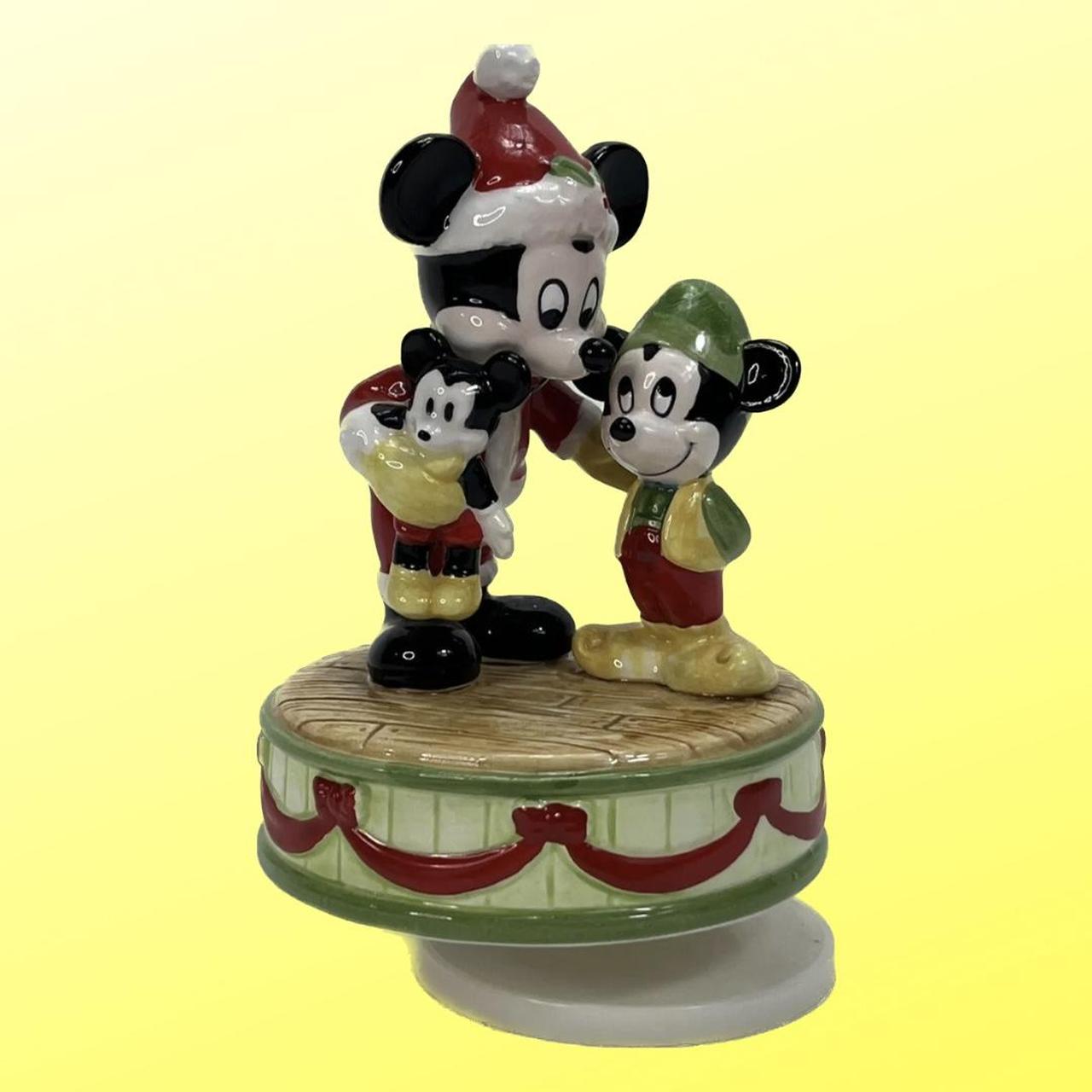 Schmid Disney Christmas Music Box Mickey Mouse hand... - Depop