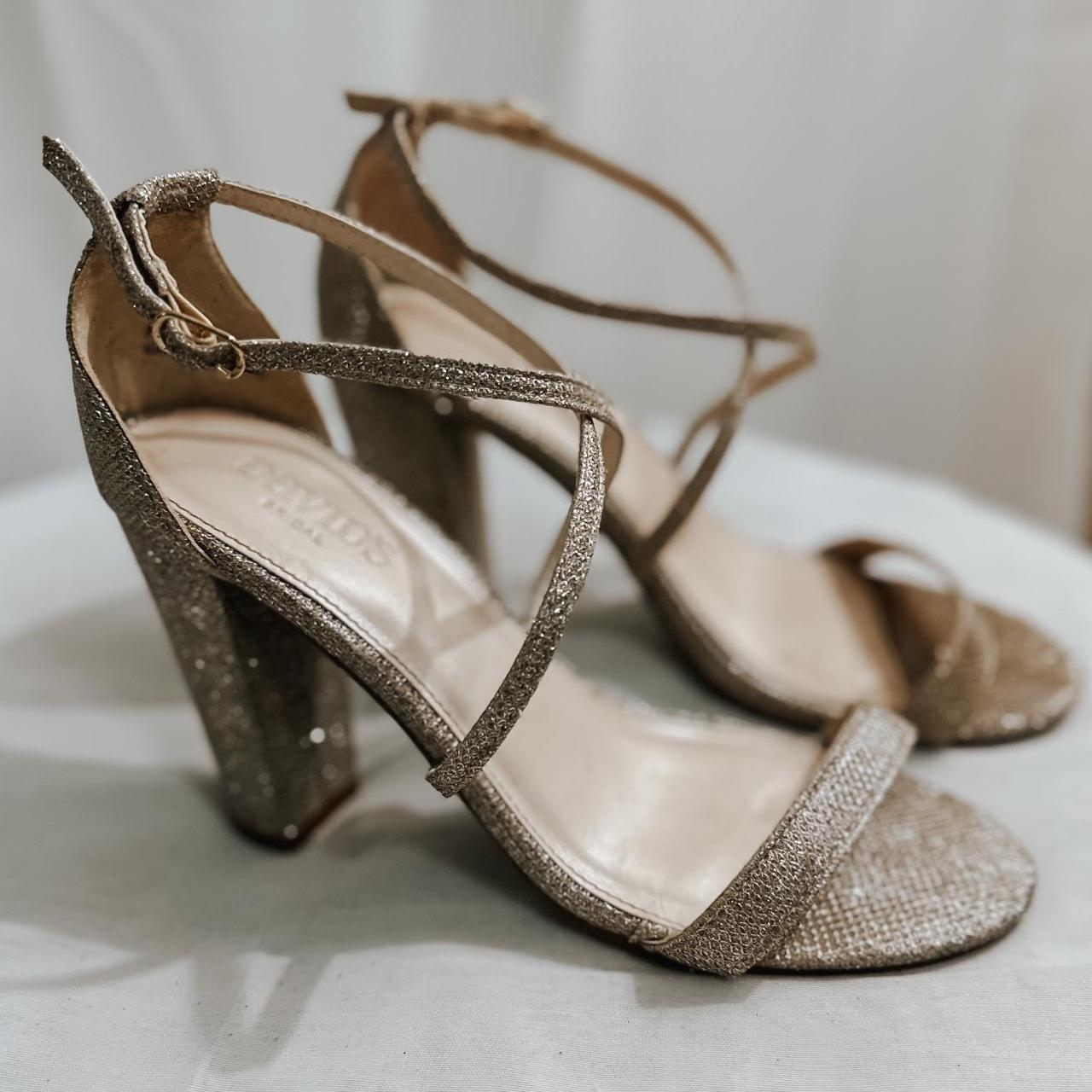 David's bridal bride on sale shoes