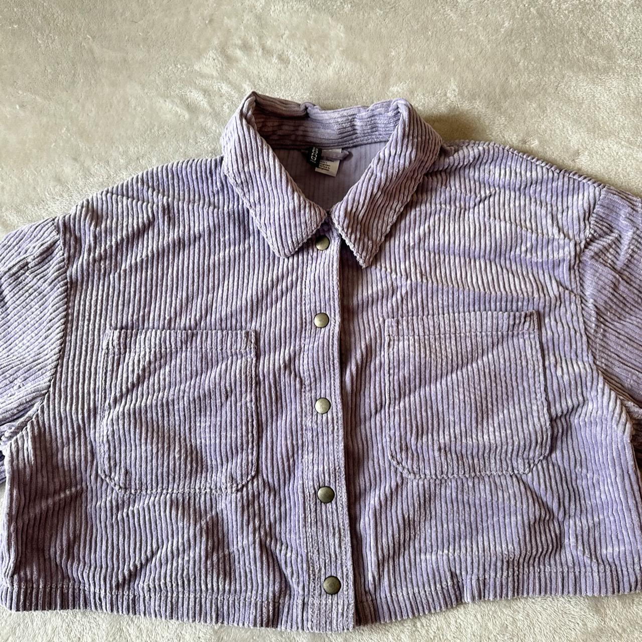 H&M Men's Purple Jacket Depop