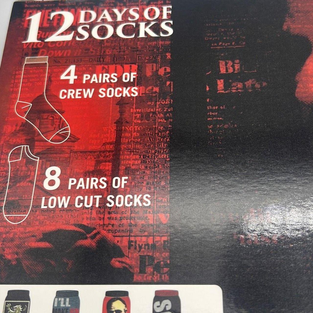 Men's 12 Days of Socks The Godfather Crew Socks