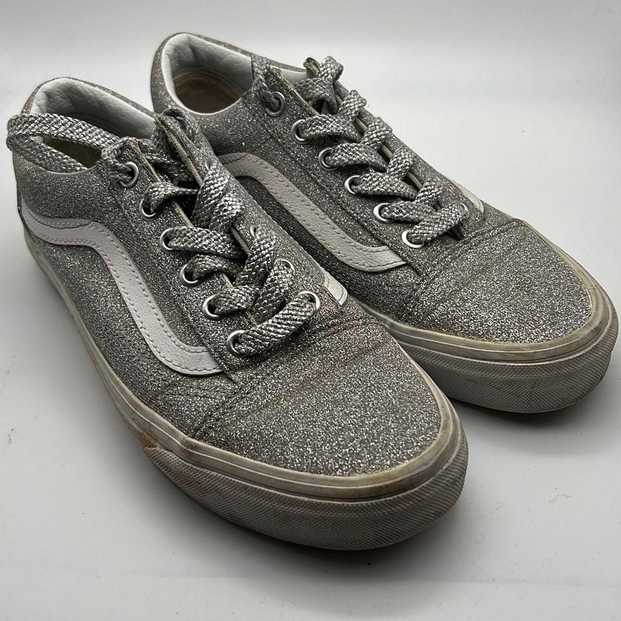 VANS Old Skool Glitter white shoes for women