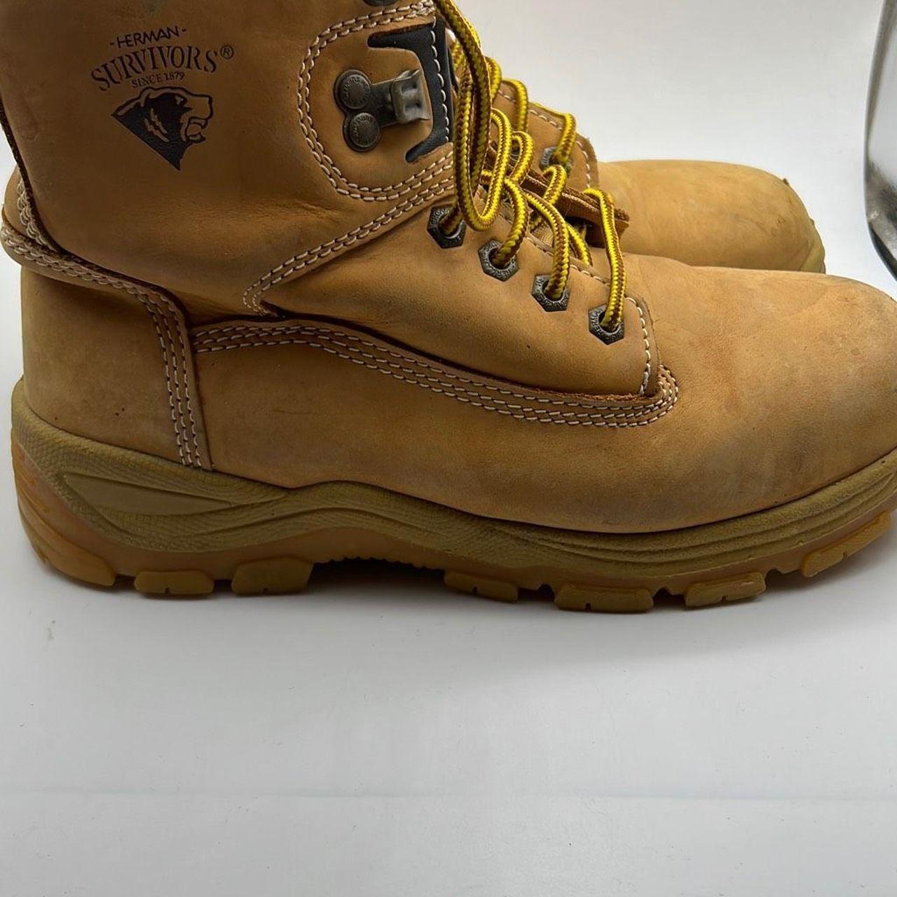 Herman survivors men's big timber steel 2024 toe work boot