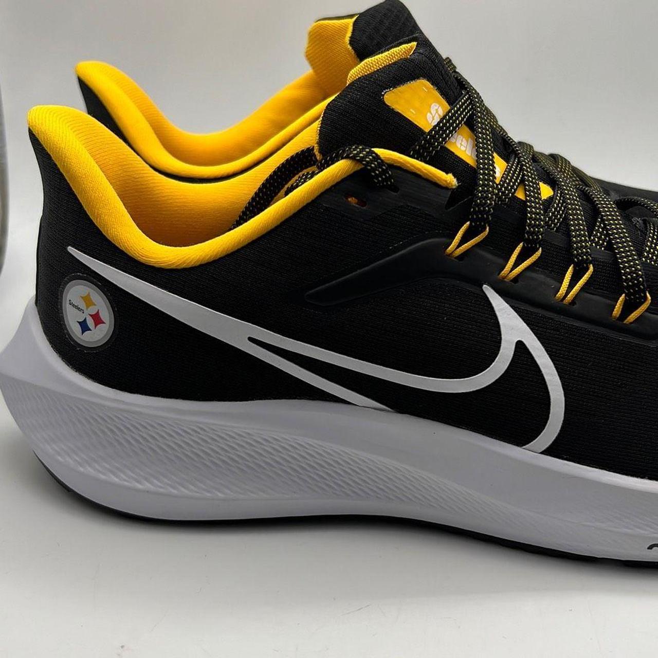 Nike Air Zoom Pegasus 39 Pittsburgh Steelers Shoes DR2059-001 Mens Sz 11.5