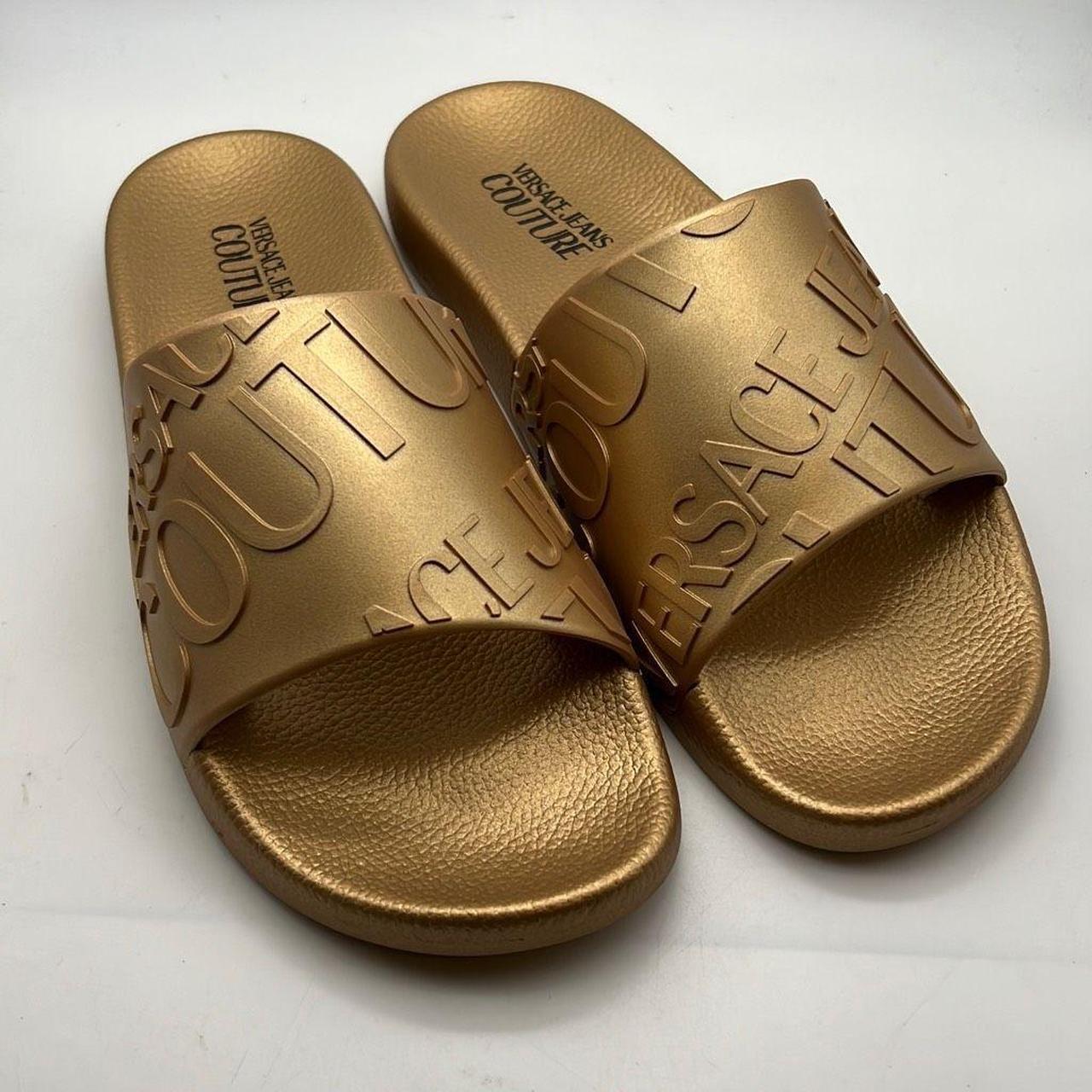 Versace discount beach slides