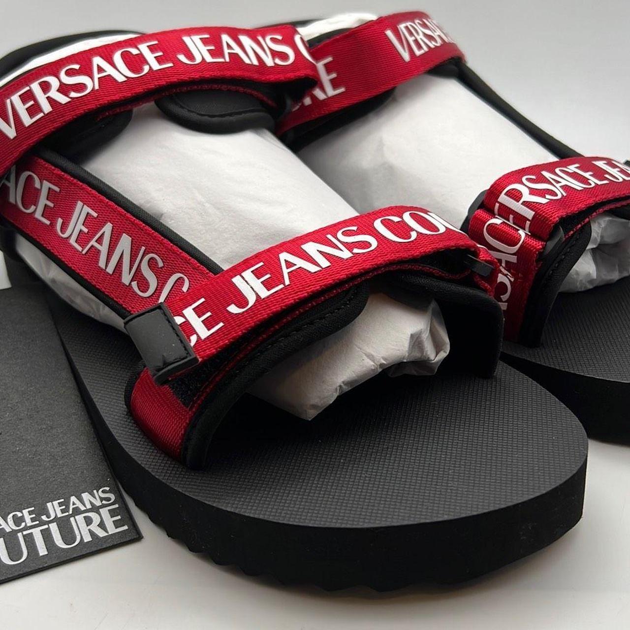 Versace on sale red sandals