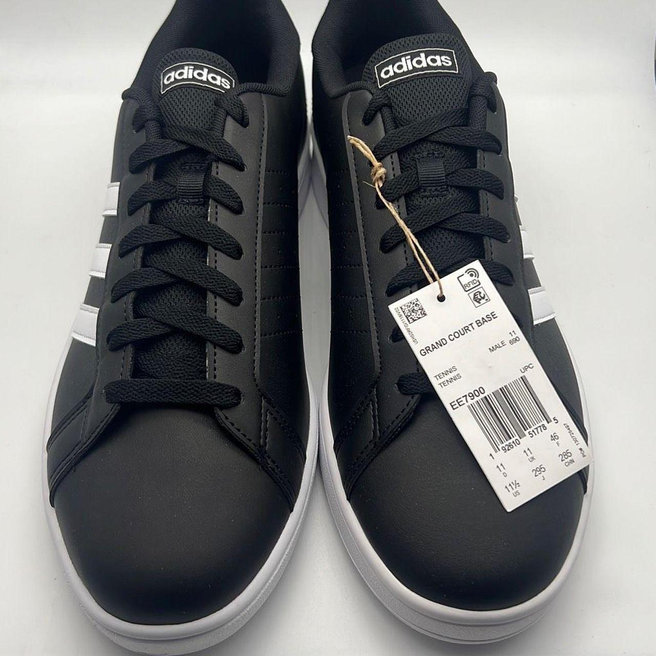 Adidas Grand Court Base Men's Tennis Shoes EE7900 Black/White