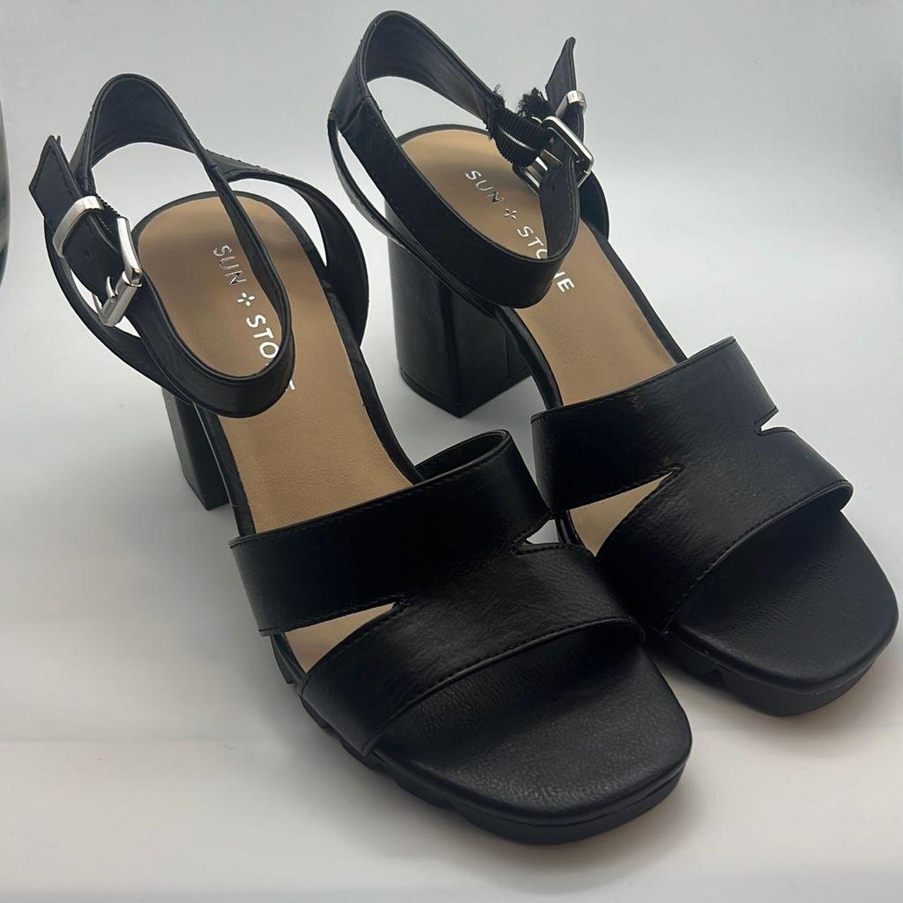 Buy BELLY BALLOT Black Women Ankle Strap Platform Wedges Sandals High Heel Wedge  Sandals Dress Shoes at Amazon.in