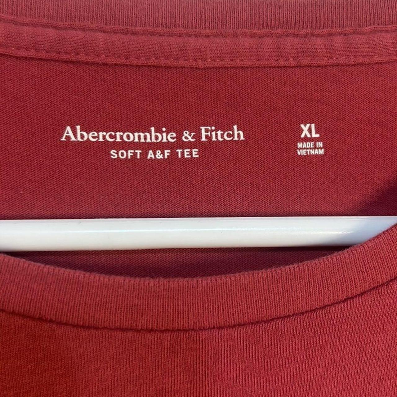 Abercrombie & Fitch Men's T-shirt - Red - XL – Ab… - image 3