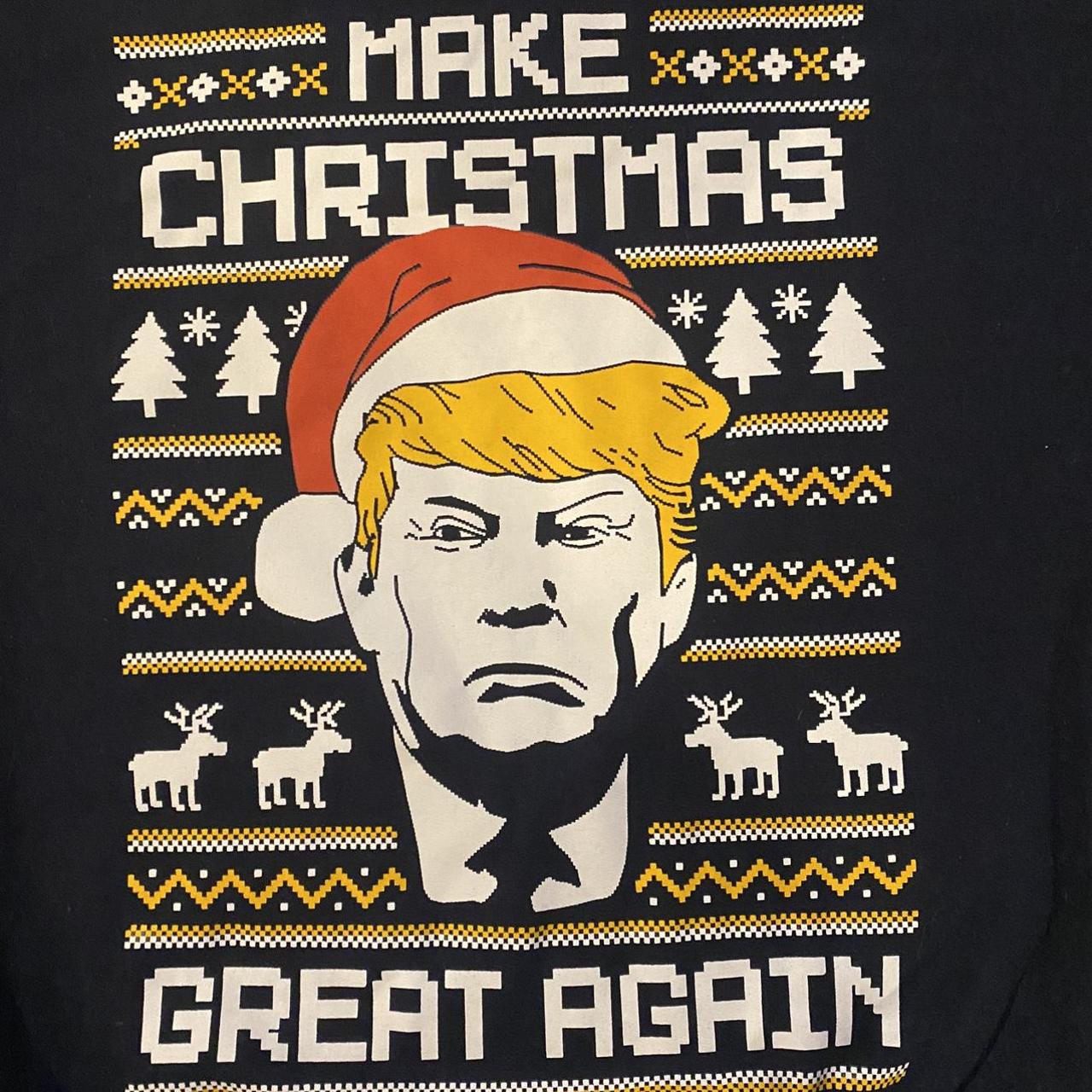 Y2k Donald Trump Make Christmas Great Again... Depop