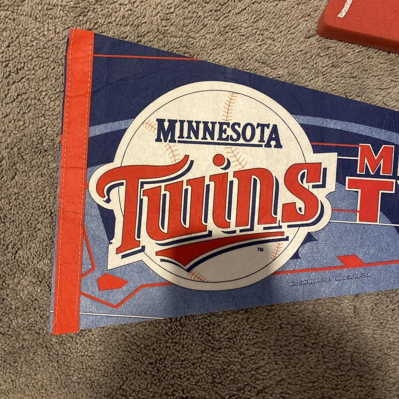 WinCraft Minnesota Twins 12'' x 30'' Vintage Retro Pennant