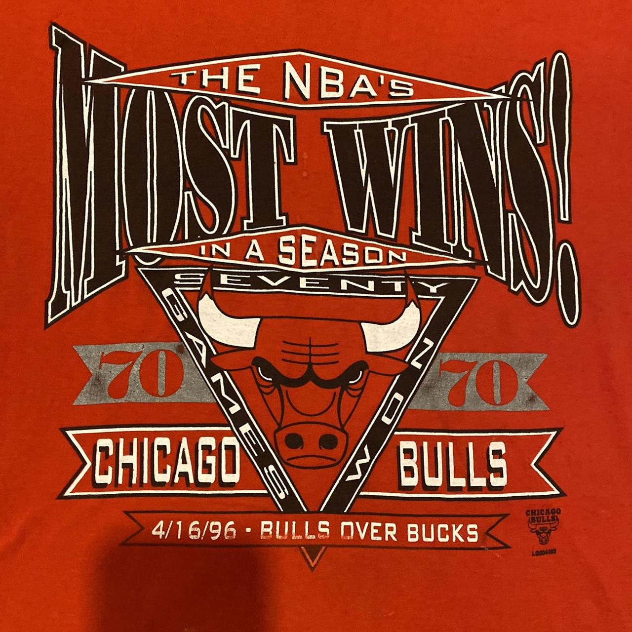 Chicago Bulls Tank Top - Logo7 Size Large - Depop