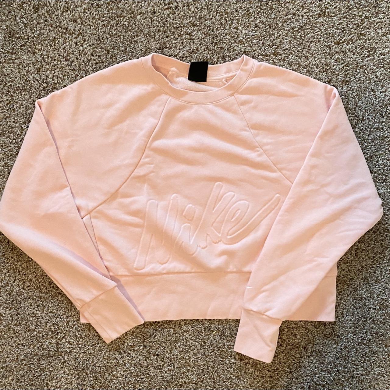nike pink crewneck sweatshirt