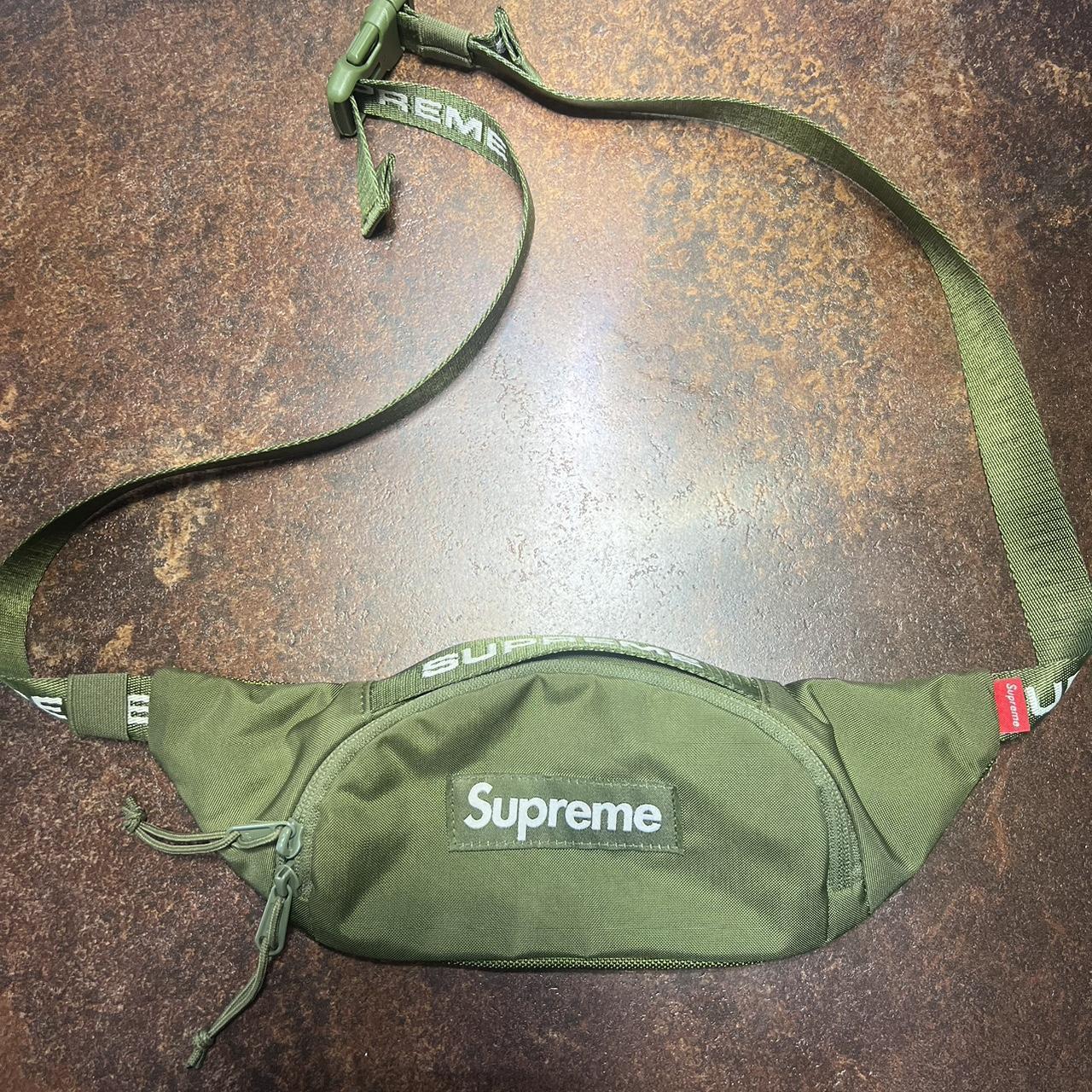 SUPREME WAIST BAG/CROSS Body Bag SS19 Olive Green - Immaculate