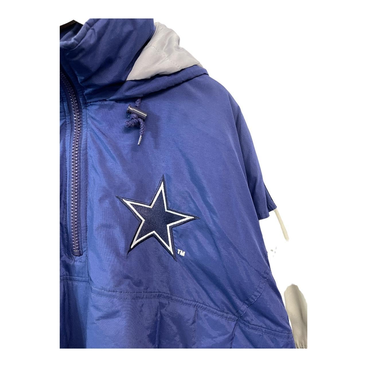 Vintage Dallas Cowboys puffer jacket. Full zip and - Depop