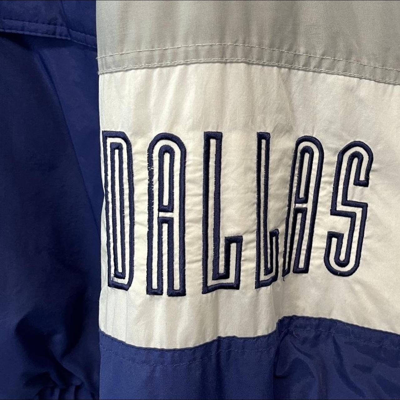 Vintage Dallas Cowboys puffer jacket. Full zip and - Depop