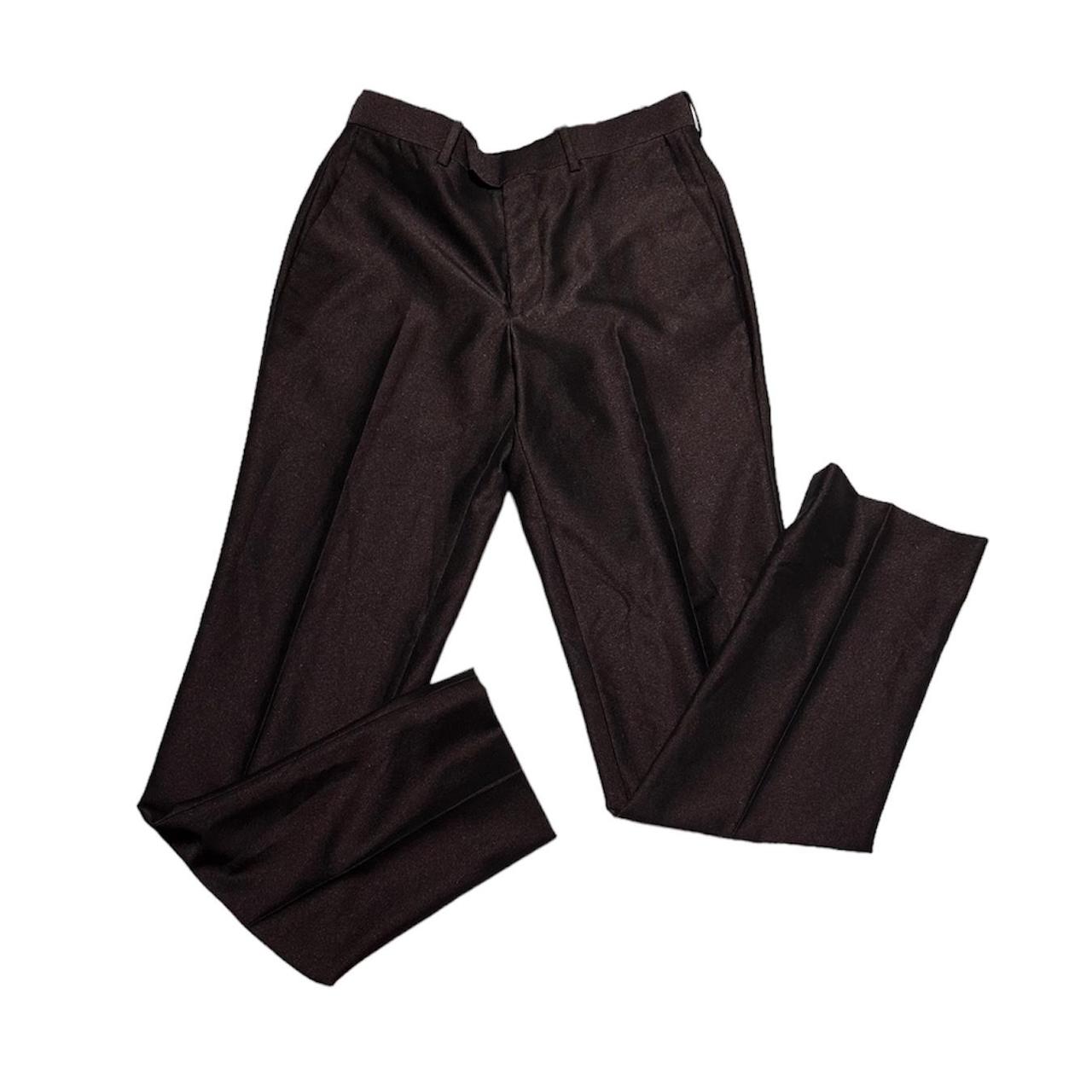 Zara best sale burgundy trousers