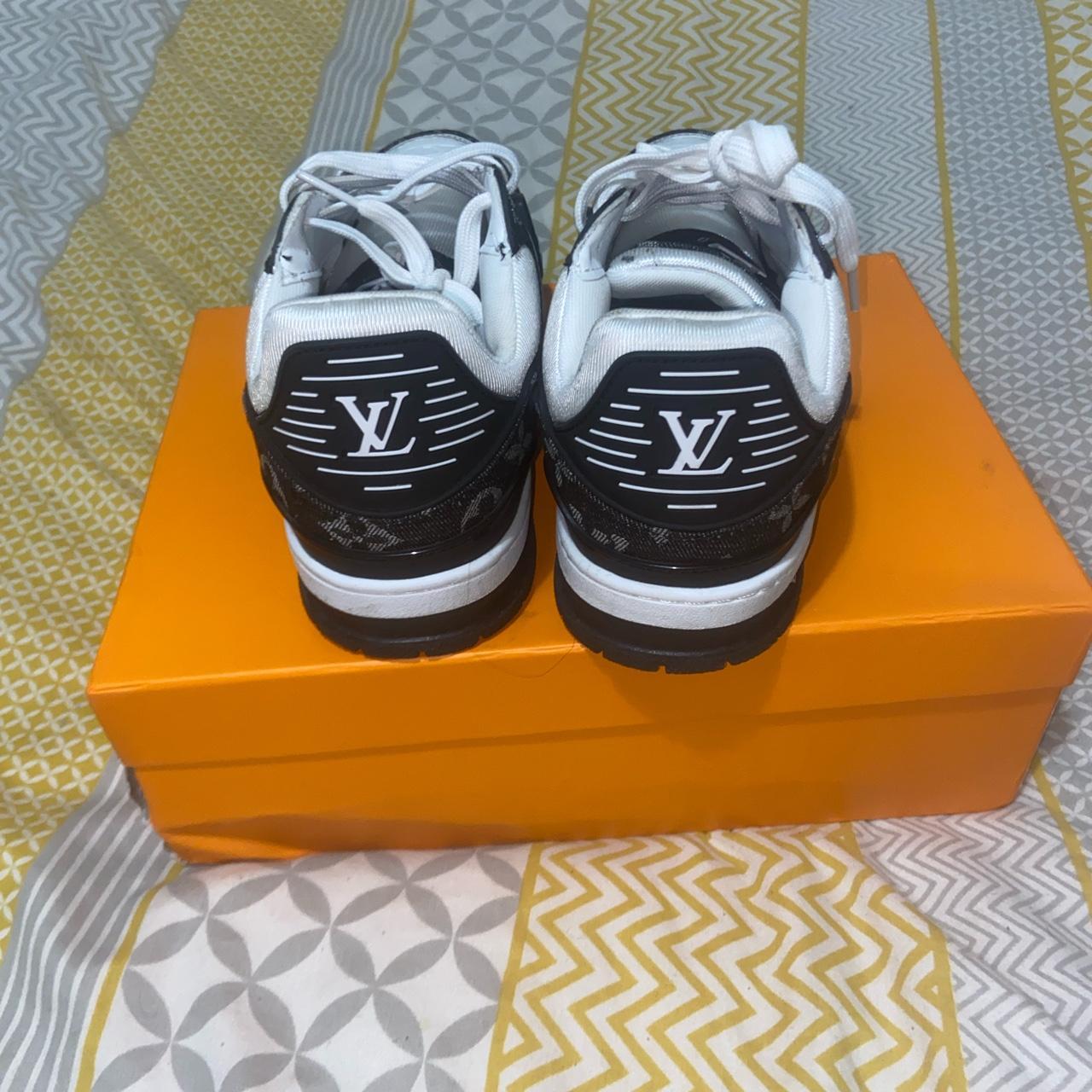 LV trainers worn a few times but still in great... - Depop