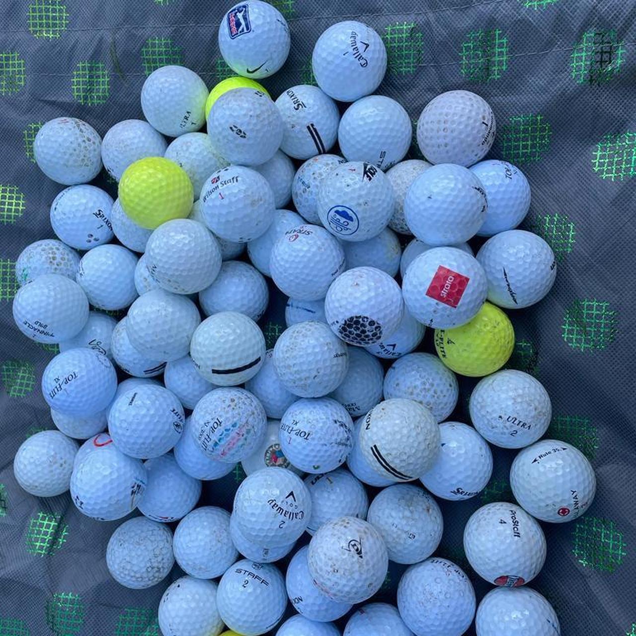 80 golf balls Used but good condition Open to offers Depop