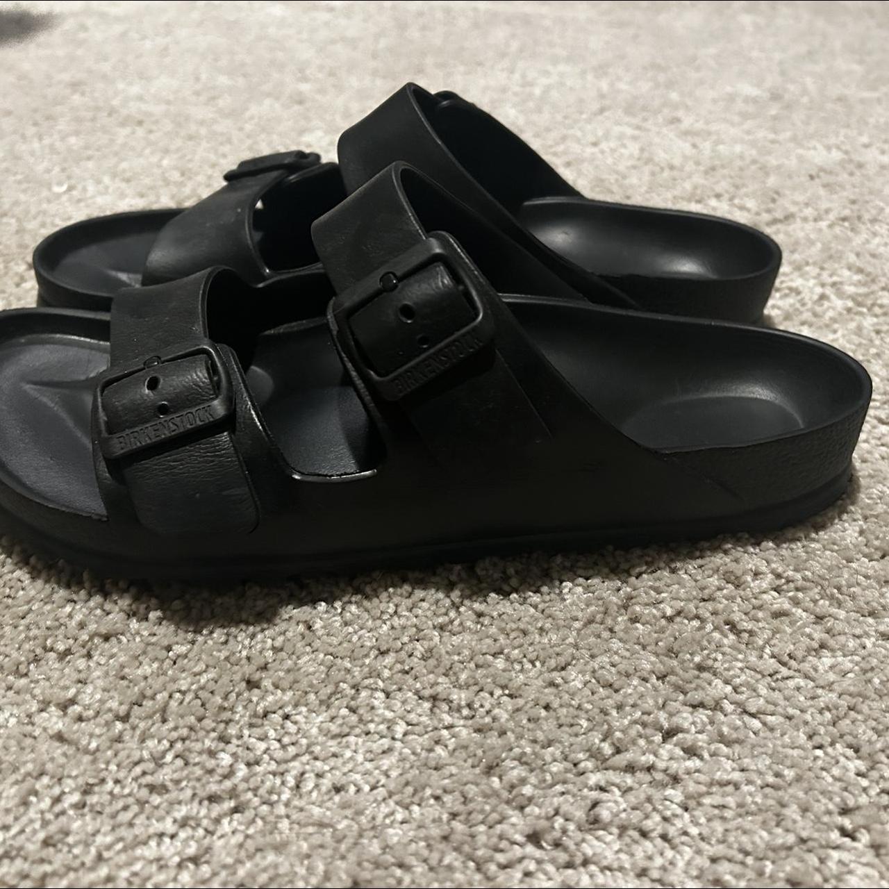 mens black plastic birkenstocks