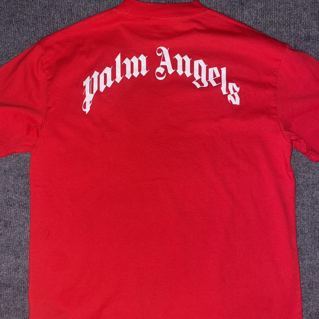 Palm Angels Men's Red T-shirts