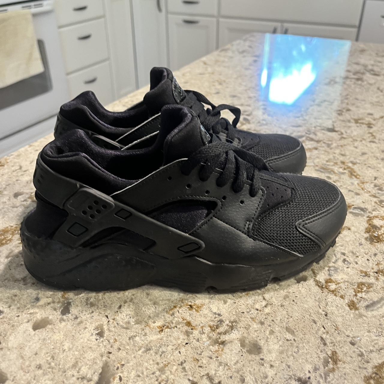 Fashion nike huarache run triple black