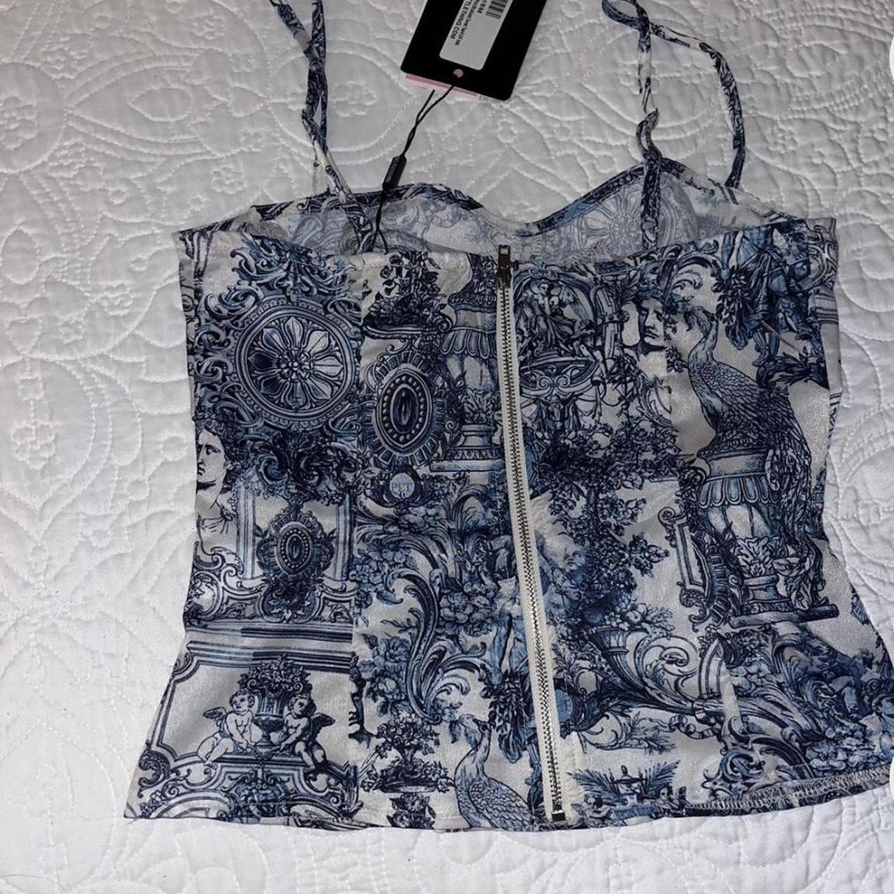 Selling this fab Blue corset from plt 💙 Size 8 - Depop