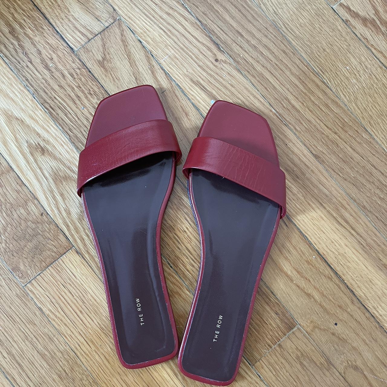 The row red on sale sandals