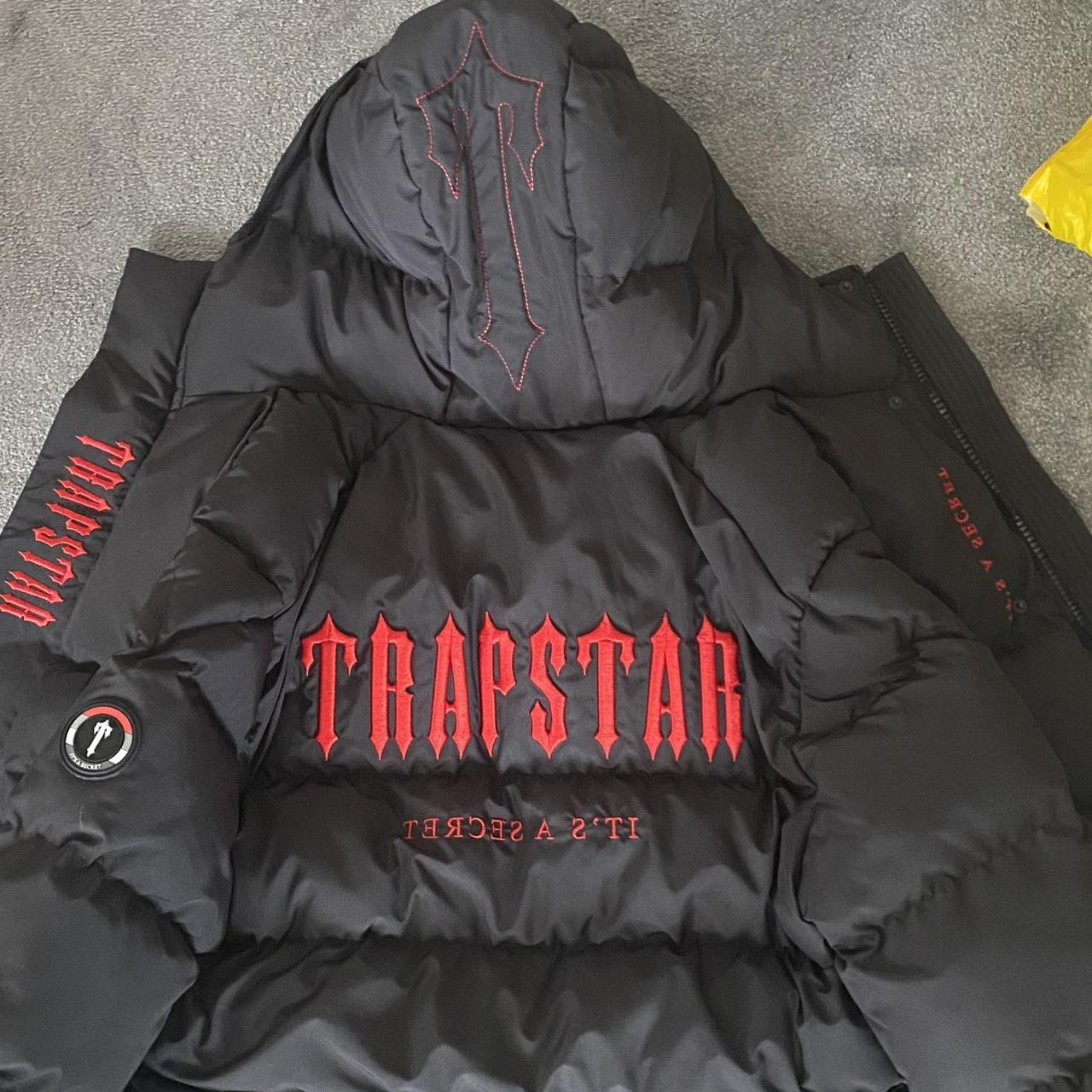 TRAPSTAR PUFFER JACKET DECODED 2.0 (infrared... - Depop