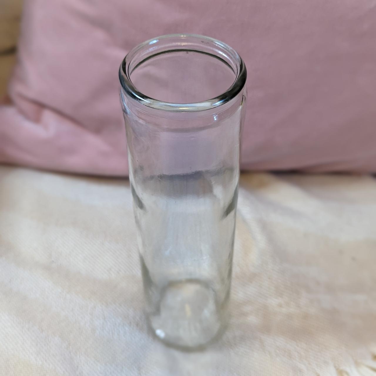 8" Tall Glass Prayer Candle Jars, EMPTY Empty tall... Depop