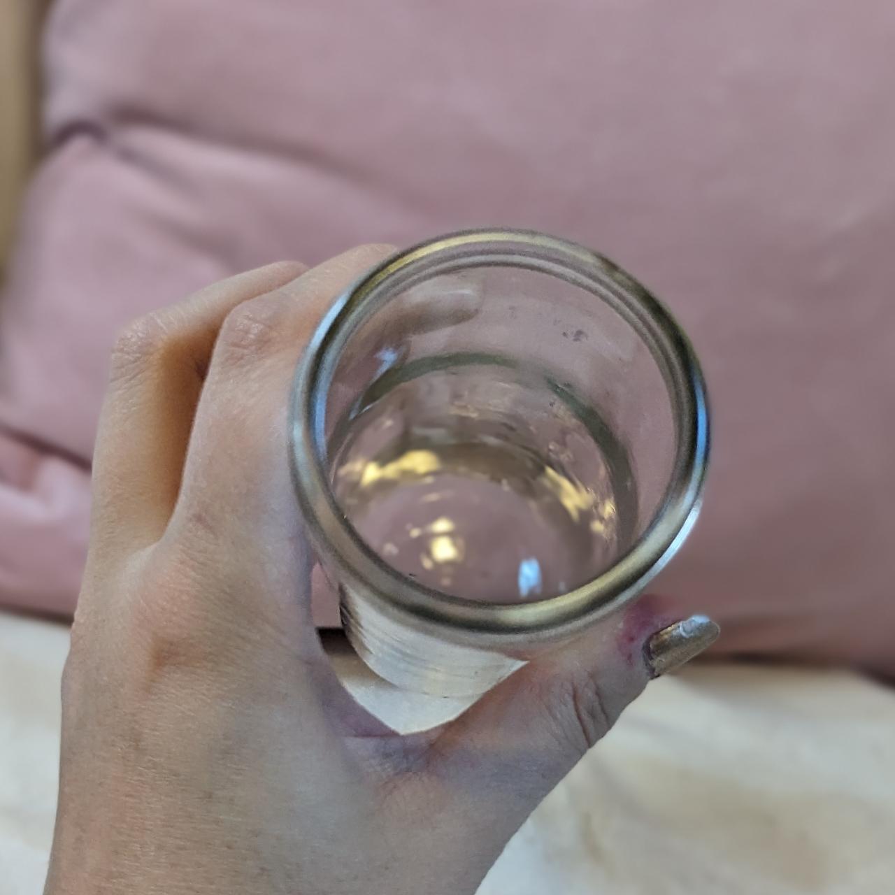 8" Tall Glass Prayer Candle Jars, EMPTY Empty tall... Depop