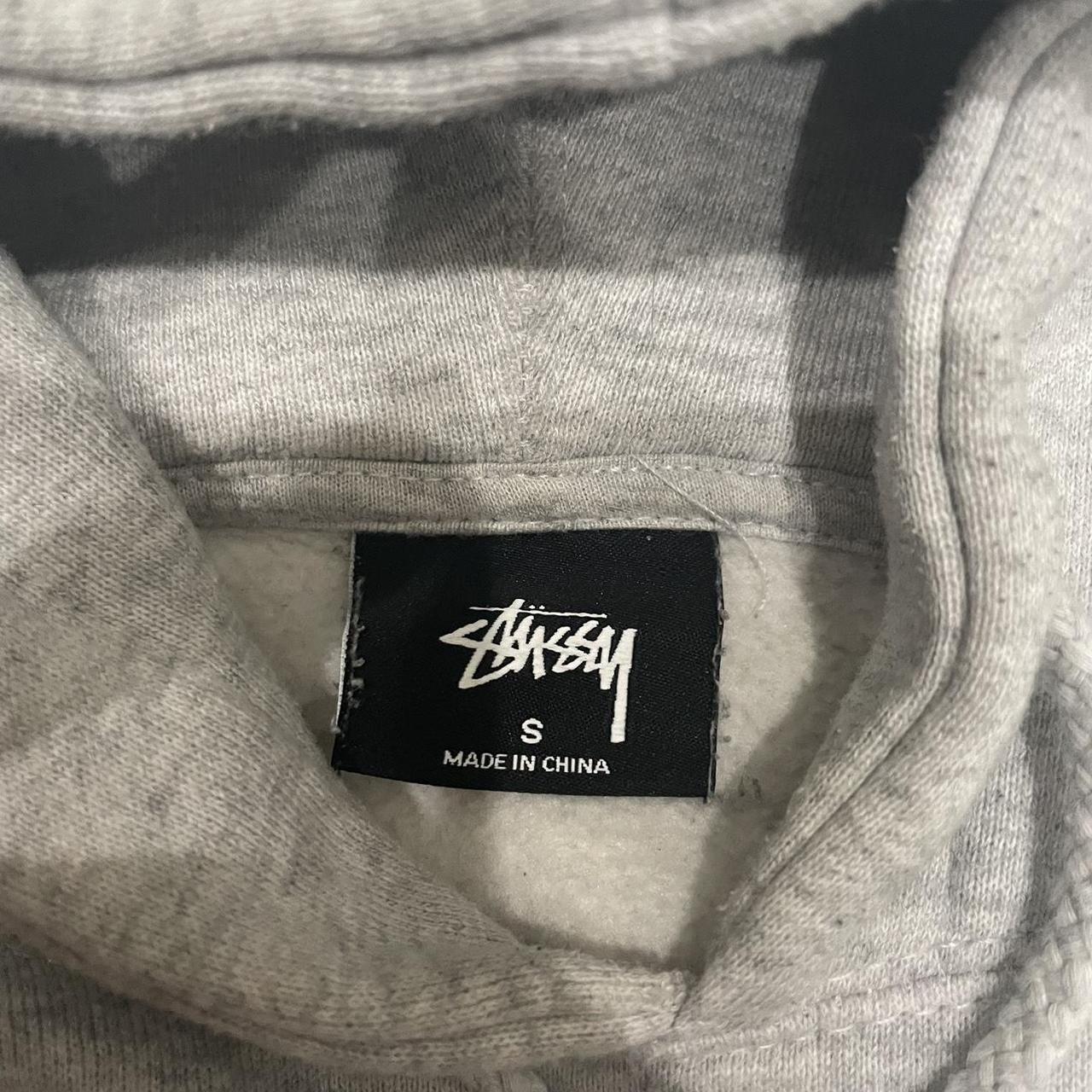 gray stussy hoodie washable stain (end picture)... - Depop