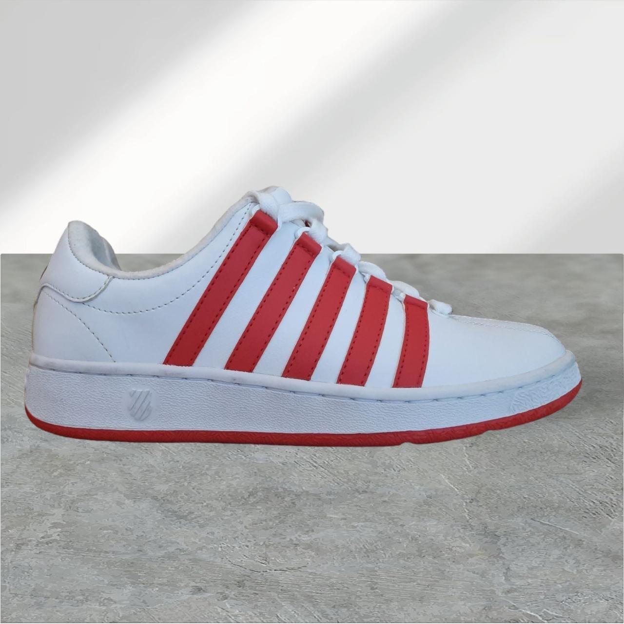 K Swiss Men s Classic Lx In White red 7.5 Tennis. Depop