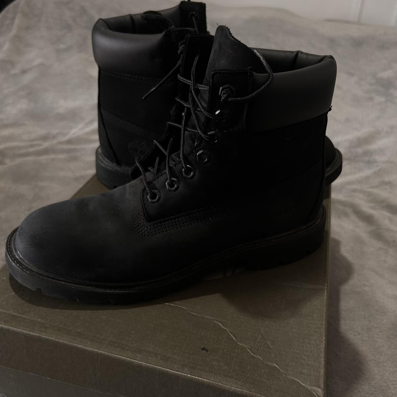 Timberland Men's Black Boots | Depop