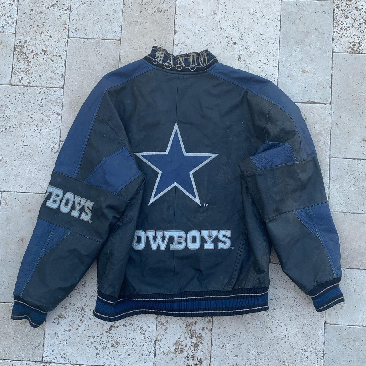 Vintage Dallas Cowboys Leather Jacket Super cool... - Depop