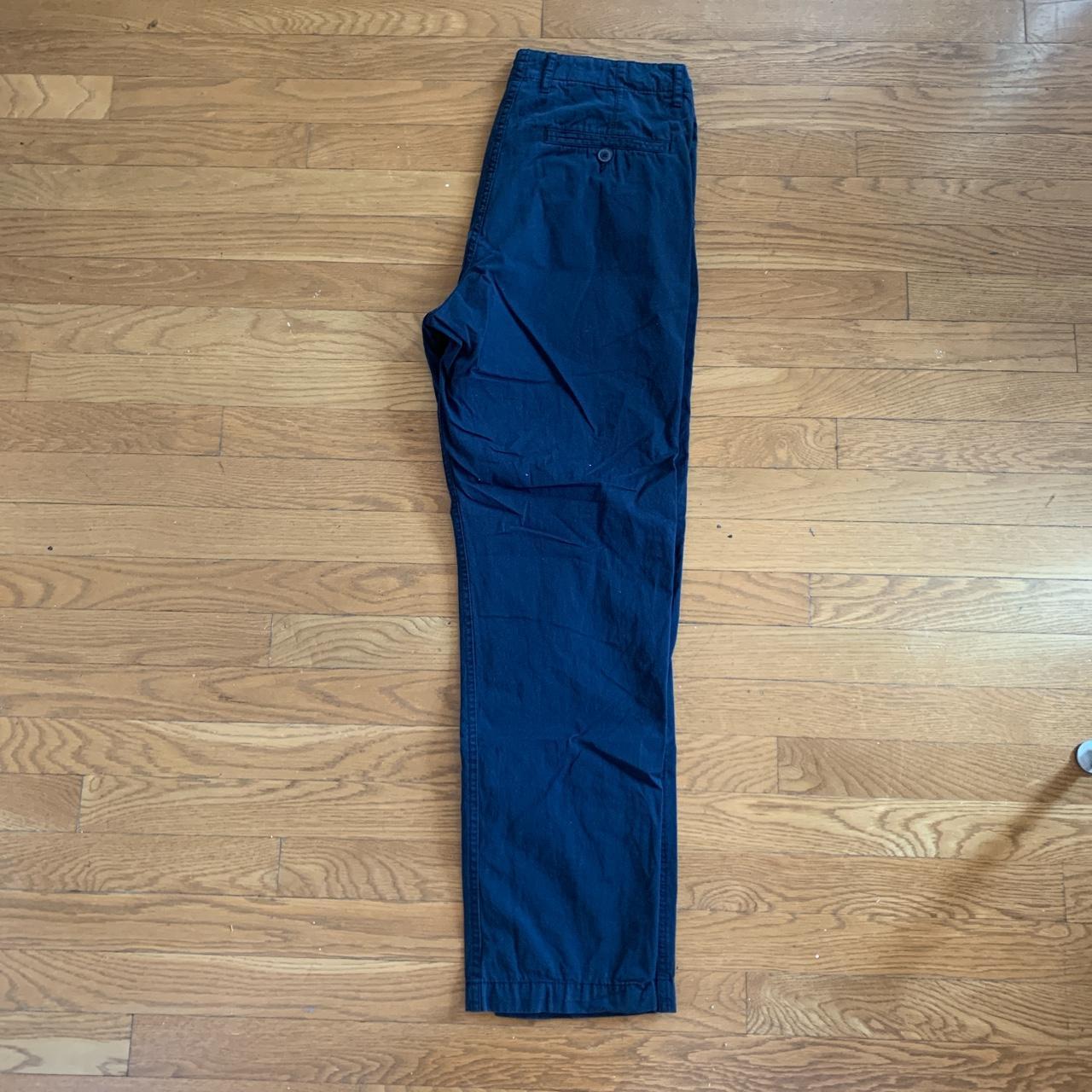 Men H&M Navy Blue Pants - Depop