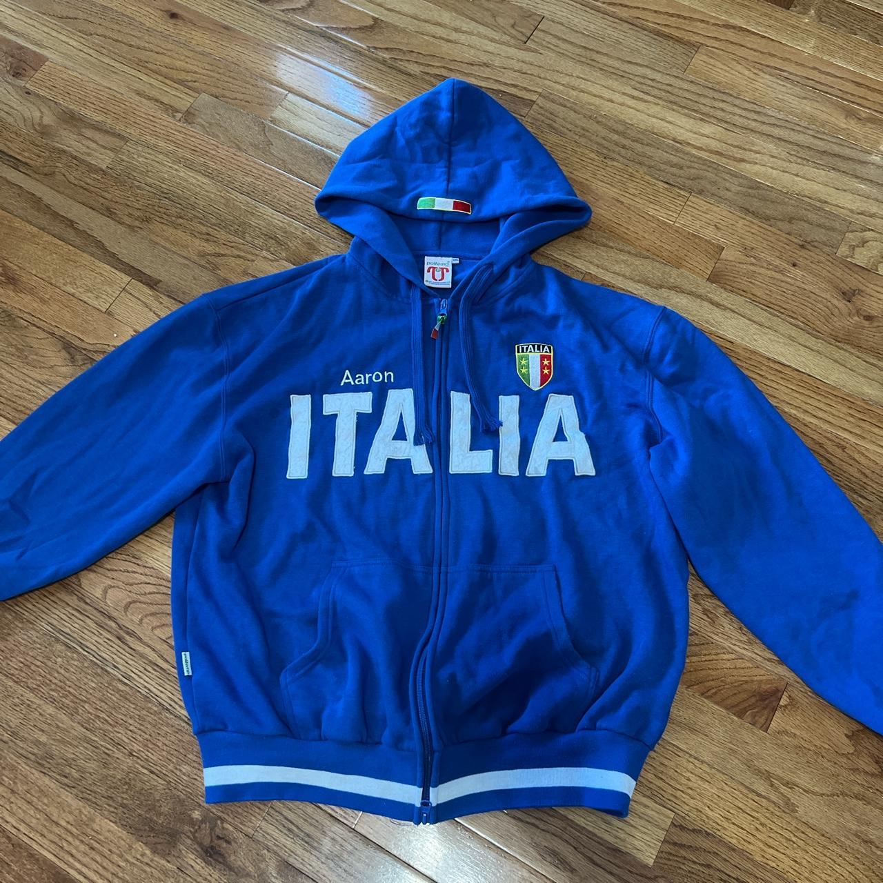 Italia zip-up jacket 🔵🟢⚪️🔴 - Depop