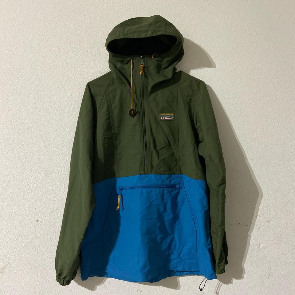 LL Bean Men's Mountain Classic Anorak Size S Green... - Depop