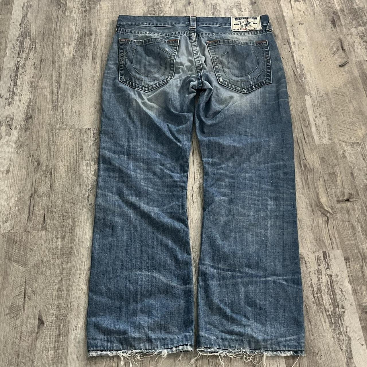 sick true religions baggy 36x30 open to... - Depop