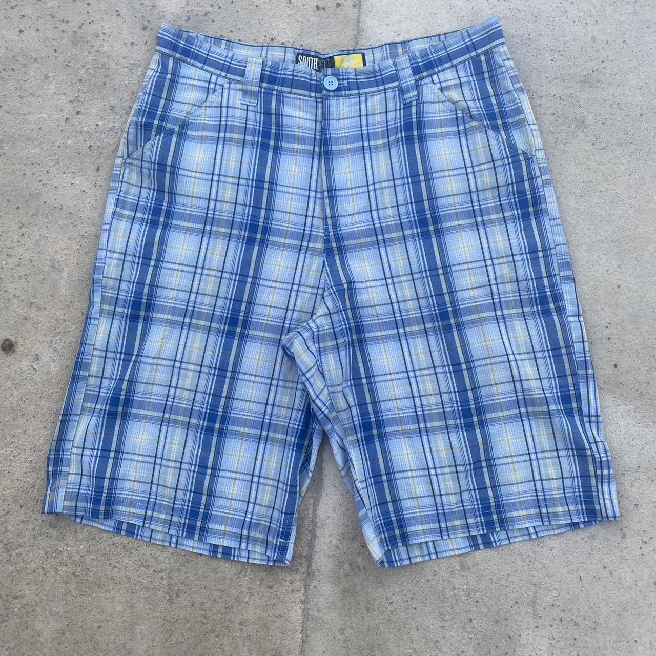 Southpole store plaid shorts