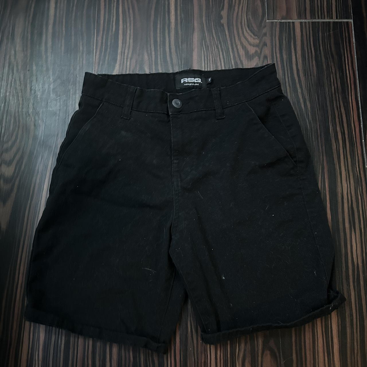 RSQ BLACK SHORTS Youth Boys 16 dm with questions... Depop