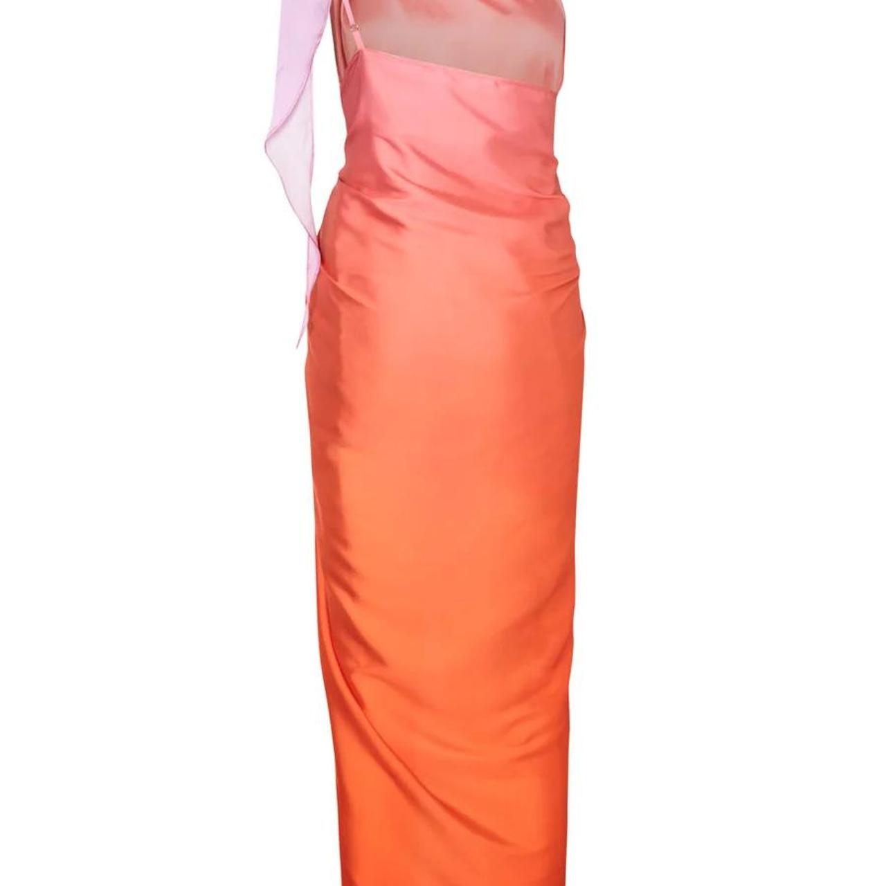 Baobab Women's Orange and Pink Dress (4)
