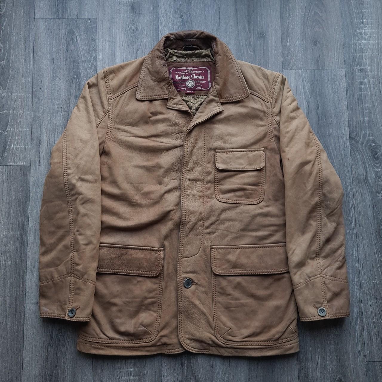 Marlboro Men's Brown Jacket | Depop