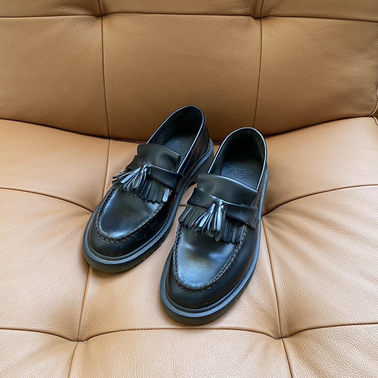 Black Doc Martens Adrian loafers near perfect