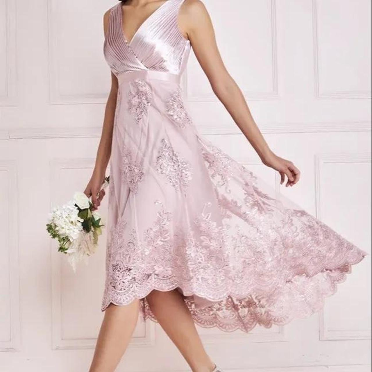 Goddiva 2024 pink dress