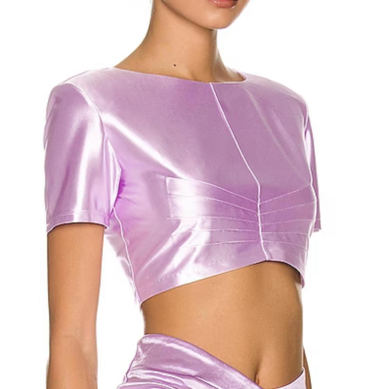 nike lavender crop top